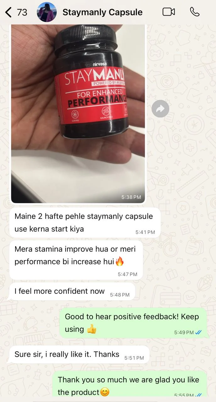 StayManly customer feedback screenshot 5